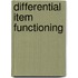Differential Item Functioning