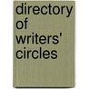 Directory Of Writers' Circles door Onbekend
