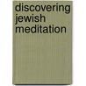 Discovering Jewish Meditation by Nan Fink Gefen