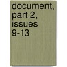Document, Part 2, Issues 9-13 door New York