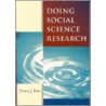 Doing Social Science Research door Simeon Yates