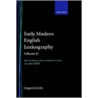 Early Mod Eng Lexicog Vol 2 C by University Of Augsburg) Schaefer Jurgen (Formerly Professor Of English Literature