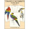 Edward Lear Parrots Postcards door Edward Lear