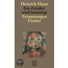 Ein Zeitalter wird besichtigt door Heinrich Mann