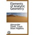 Elements Of Analytic Geometry