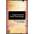Experimental Plant Physiology