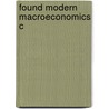 Found Modern Macroeconomics C by Frederick Van Der Ploeg