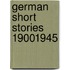 German Short Stories 19001945