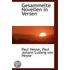Gesammelte Novellen In Versen