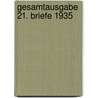 Gesamtausgabe 21. Briefe 1935 door Kurt Tucholsky