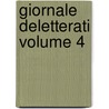 Giornale Deletterati Volume 4 by Nicolò Angelo Tinassi