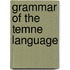 Grammar Of The Temne Language
