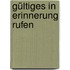 Gültiges in Erinnerung rufen