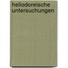 Heliodoreische Untersuchungen door Otto Hense