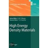 High Energy Density Materials door Onbekend