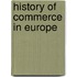 History Of Commerce In Europe