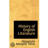 History Of English Literature by Hippolyte Aldophe Taine