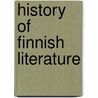 History of Finnish Literature door Jaakko Ahokas