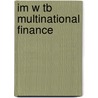 Im W Tb Multinational Finance door Onbekend