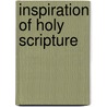 Inspiration of Holy Scripture door William Lee