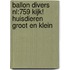 ballon divers nl:759 kijk! huisdieren groot en klein
