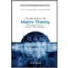 Introduction to Matrix Theory by S. Molnar