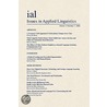 Issues In Applied Linguistics door Bahiyyih L. Hardacre