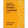 Keys To A Powerful Vocabulary by Minnette Lenier