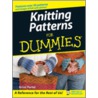 Knitting Patterns for Dummies door Kristi Porter