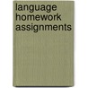 Language Homework Assignments door Onbekend