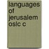 Languages Of Jerusalem Oslc C