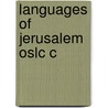 Languages Of Jerusalem Oslc C door Robert L. Cooper