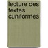 Lecture Des Textes Cuniformes