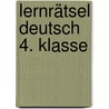 Lernrätsel Deutsch 4. Klasse by Werner Zenker