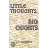 Little Thoughts, Big Thoughts by David V. Barrett