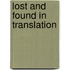 Lost And Found In Translation