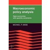 Macroeconomic Policy Analysis door Michael P. Amos
