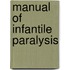Manual of Infantile Paralysis