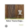Mathews' Theatrical Budget... door Onbekend
