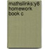 Mathslinks:y8 Homework Book C