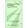 Maximum Likelihood Estimation door Scott R. Eliason