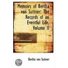 Memoirs Of Bertha Von Suttner door Bertha Von Suttner