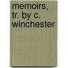 Memoirs, Tr. By C. Winchester door Sir James Johnstone