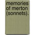 Memories Of Merton (Sonnets).