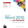 Microsoft Word 2010 On Demand by Steve Johnson