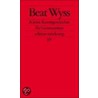 Nach den großen Erzählungen door Beat Wyss