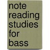 Note Reading Studies For Bass door Arnold Evans