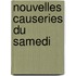 Nouvelles Causeries Du Samedi