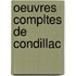 Oeuvres Compltes de Condillac