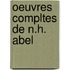 Oeuvres Compltes de N.H. Abel